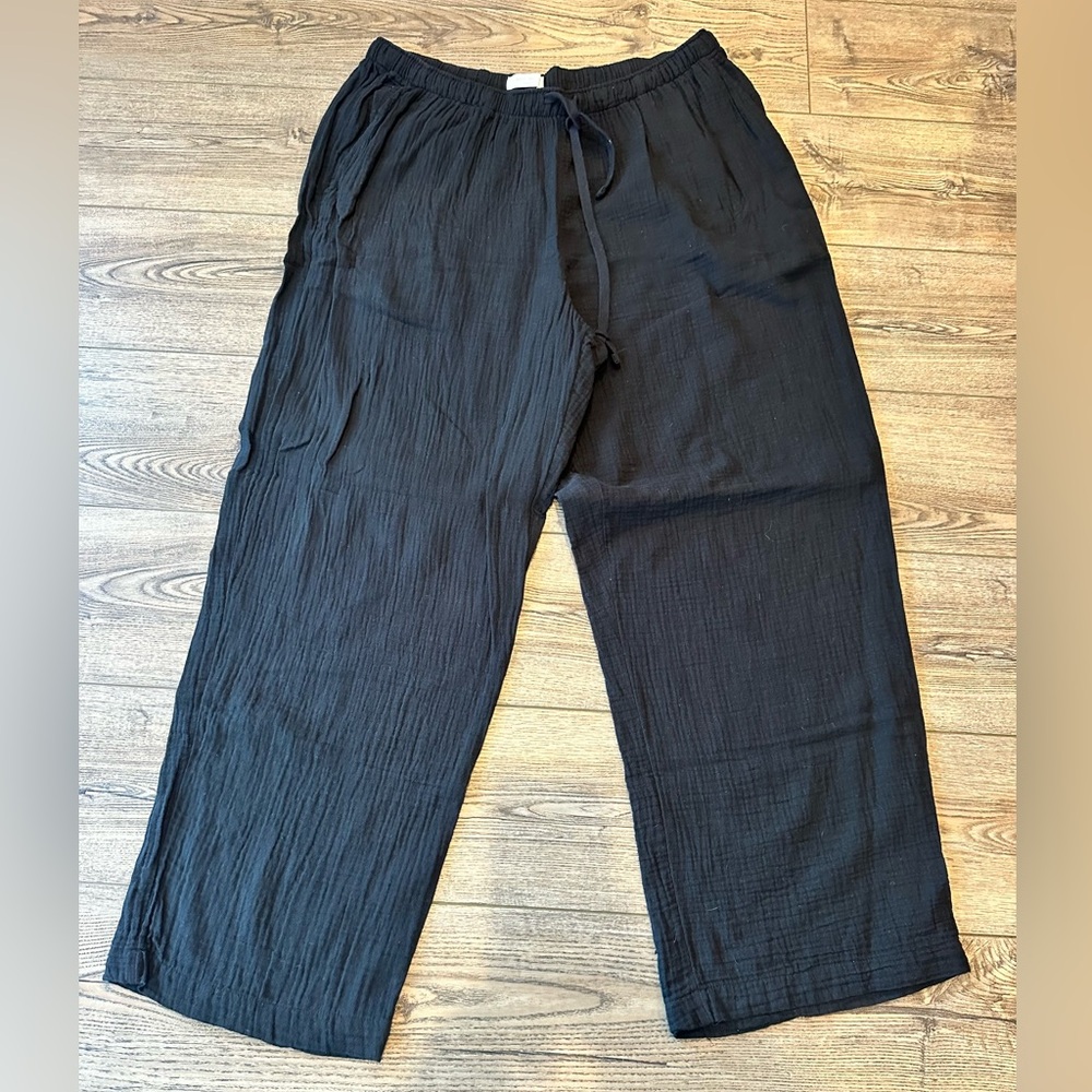 Aritzia Little Moon Crinkle Cotton Pants XL